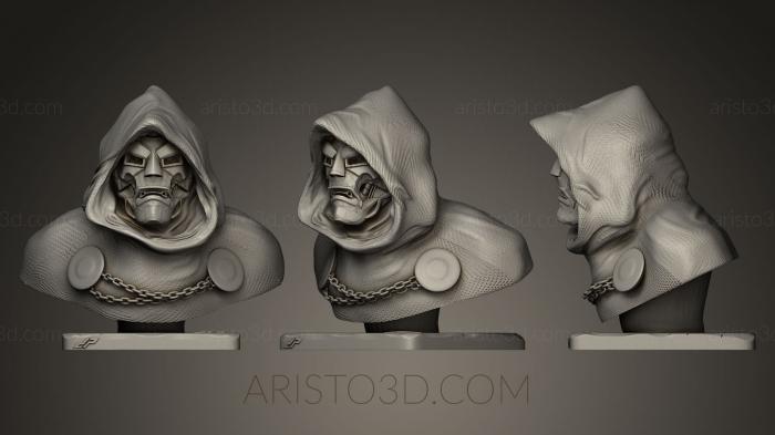 Busts of heroes and monsters (BUSTH_0111) 3D model for CNC machine